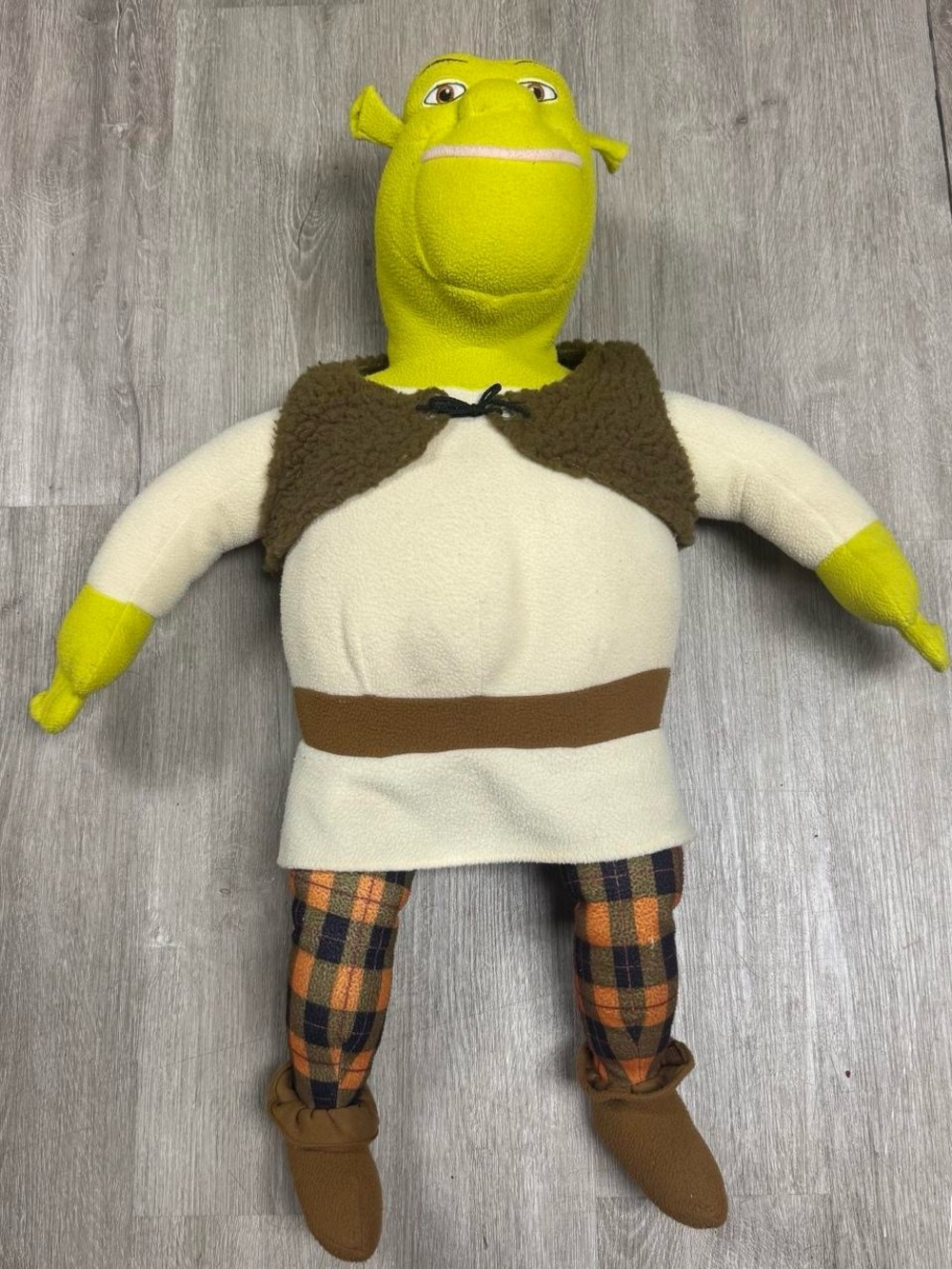 Shrek Character Plush Stuffed Toy with Brown Outfit